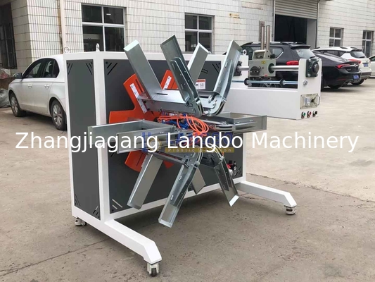 Macchina avvolgitrice per tubi in HDPE a stazione singola e doppia per avvolgimento completamente automatico