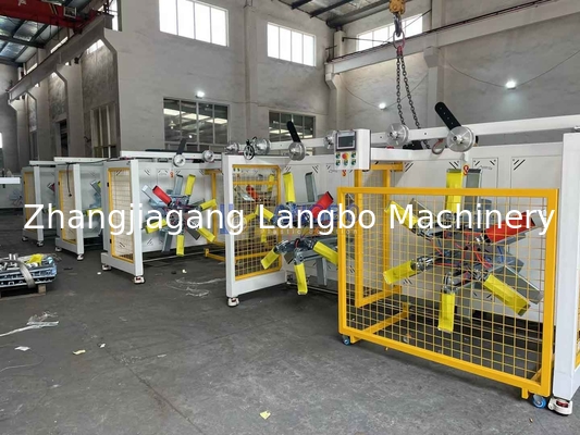 Avvolgitore per tubi in plastica Macchina avvolgitrice PE HDPE Tubo corrugato 2 stazioni bobine
