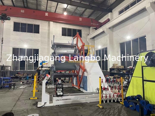 PE Pipe Automatic Coiler Double Disk Winder per la macchina di avvolgimento in plastica multifunzionale