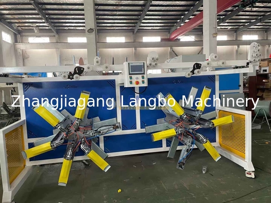 Avvolgitore per tubi in PE HDPE per linea di produzione tubi, estrusore per tubi corrugati a doppia parete