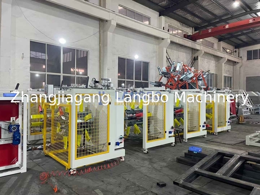 Coilatore automatico di tubi per tubi di plastica liscia con cambio automatico del rullo