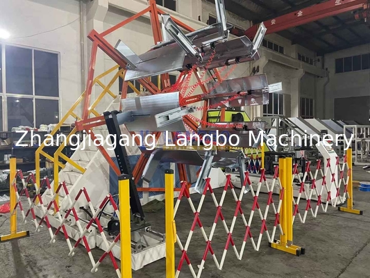L'impianto di avvolgimento per tubi di plastica PE per la linea di estrusione di tubi di plastica