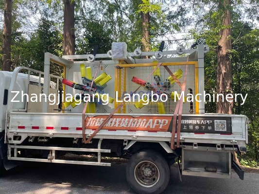16-63mm HDPE / Pert / LDPE Coiler Full-Automatic Double Disk Plastic Winder Machine per la gamma di avvolgimento 1600-3200mm
