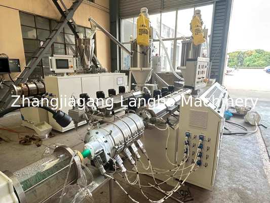 16-63 mm tubo di condotto PPR /Twin Hose& Single Screw Extruder / Extrusion Plastic Making Machine per l'acqua/ Gas Supply Price