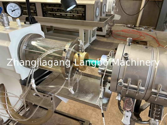Macchina per la fabbricazione di estrusione di tubi a due o tre strati PPR automatica enorme Sj65 Linea di estrusione per tubi ad espansione d'acqua