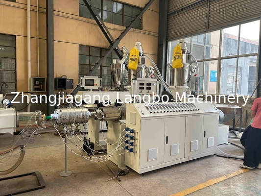 Linea di produzione per estrusione di tubi in plastica PPR per acqua e condotti elettrici / Macchina per la produzione di tubi corrugati a parete singola in PPR