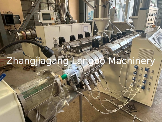 Plastico PPR tubo d'acqua cavo di condotto tubo estrusore macchina di produzione di tubi linea di produzione di macchine di estrusione