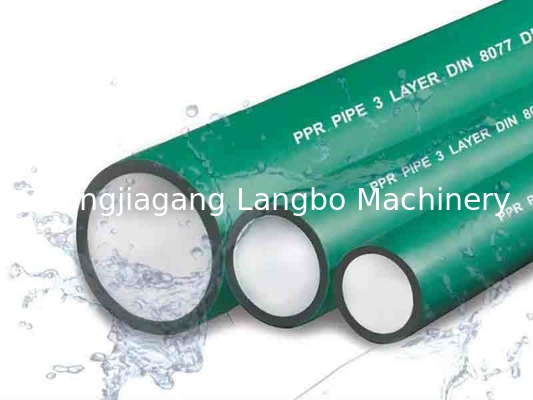 Macchina per la produzione di tubi in plastica per estrusione a vite singola/doppia per tubi PPR da 16-630 mm, per la fornitura di acqua e gas