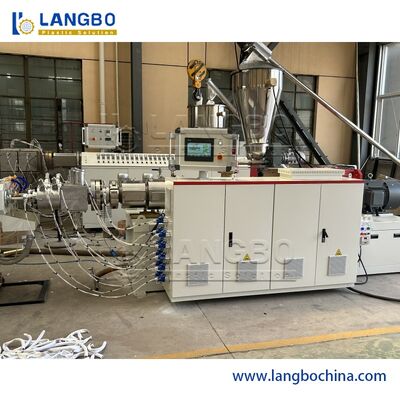 Macchina automatica per tubi in PVC a doppia vite, linea di produzione di tubi in PVC