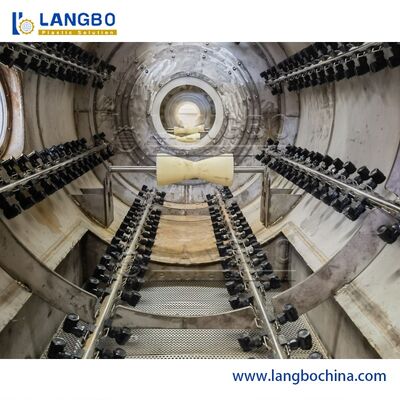 Linea di produzione di tubi in PVC a controllo PLC alta produzione e produttività