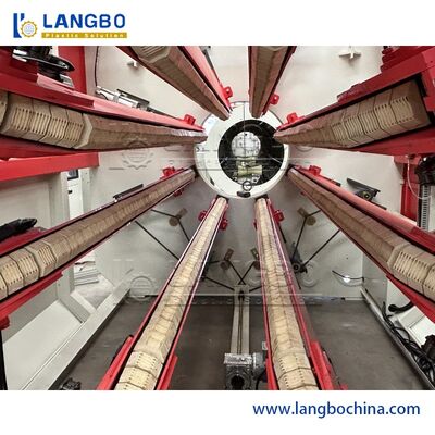 Linea di produzione di tubi in PVC a controllo PLC alta produzione e produttività