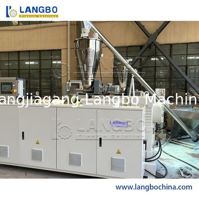 Plastico PVC tubo di drenaggio dell'acqua estrusore tubi ondulati Extrusion Making Machine