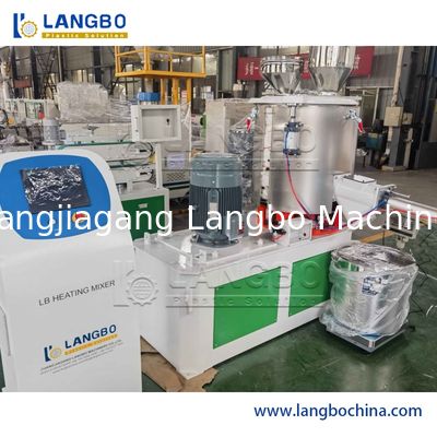 Unità di miscelazione verticale per miscelatori di plastica ad alta capacità