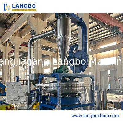 Macchine di fresatura di plastica per il riciclaggio di rottami di tubi in PVC