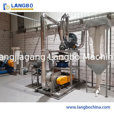 Tubo in PVC riciclato da macchine di triturazione a triturazione e polverizzatore