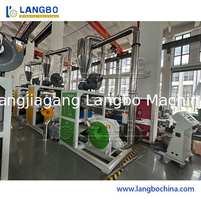 Fresatrice in plastica PVC ad alta efficienza con polverizzatore a disco