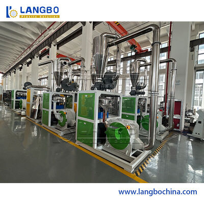 Prodotto di scarto di profilati di tubi di plastica Pulverizer Miller Machine