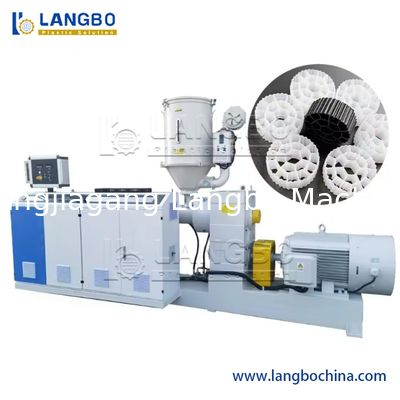 Linea di produzione profili per supporti a letto mobile (MBBR) in acqua, estrusore MBBR