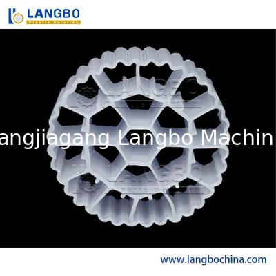 Linea di produzione profili per supporti a letto mobile (MBBR) in acqua, estrusore MBBR