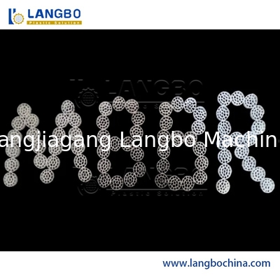Macchina per la fabbricazione di MBBR, supporti filtranti biologici K1 K2 K3, linea di produzione di supporti MBBR, linea di estrusione di supporti MBBR