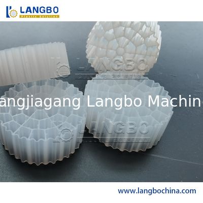 Fabbricazione di estrusori per tubi di filtri per supporti biologici in HDPE Mbbr