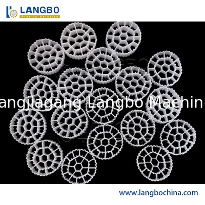 Macchina per la fabbricazione di MBBR, supporti filtranti biologici K1 K2 K3, linea di produzione di supporti MBBR, linea di estrusione di supporti MBBR