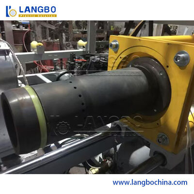 Macchina per campane per tubi in PVC di piccole dimensioni per 16-50 mm con controllo touchscreen ed estrusore a vite singola