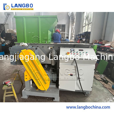 Single Shaft HDPE Bumps Pipe Plastic E-Waste Wood Metal Material Plastic Film Bottle Bag Barrel Block Woven Bag Tons Bag Raffia Bag Shredder Machine