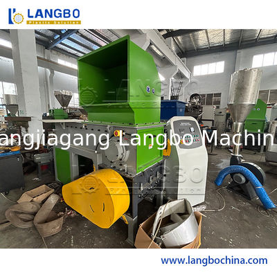 Single Shaft HDPE Bumps Pipe Plastic E-Waste Wood Metal Material Plastic Film Bottle Bag Barrel Block Woven Bag Tons Bag Raffia Bag Shredder Machine
