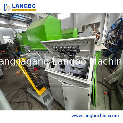 Single Shaft HDPE Bumps Pipe Plastic E-Waste Wood Metal Material Plastic Film Bottle Bag Barrel Block Woven Bag Tons Bag Raffia Bag Shredder Machine