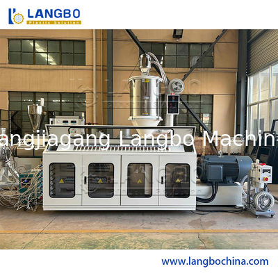 Macchinari per tubi con estrusore a vite singola Linea di produzione per l'estrusione di tubi in PE HDPE