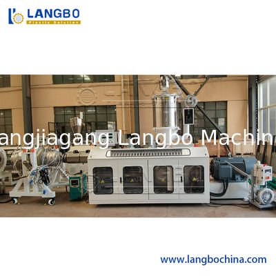 Equipaggiamento avanzato per la fabbricazione di tubi di tubi di plastica in PVC PE completamente automatico con controllo touch screen PLC