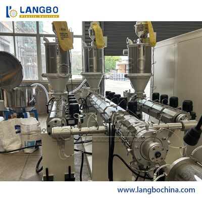 Macchina di produzione automatica di estrussione di tubi PPR da 16-63 mm a risparmio energetico