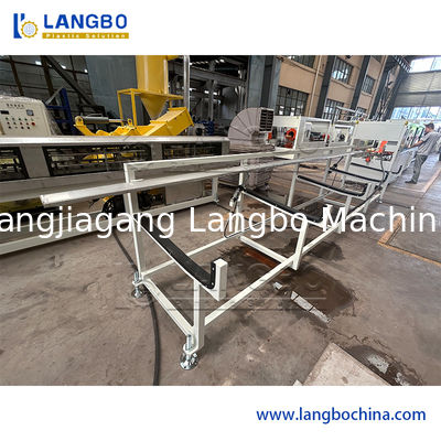 Macchina della linea di produzione automatica per estrusione e taglio di tubi in plastica PE HDPE PPR, macchina per la fabbricazione di tubi in plastica PPR PE
