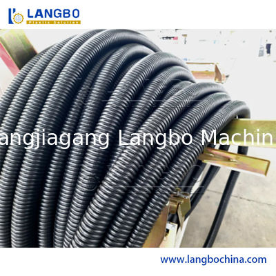 Macchina per estrusione tubi corrugati in fibra di PVC morbido plastico