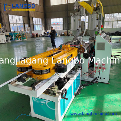 PVC Single Wall Corrugated Pipe Plastic Extruder Machine