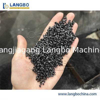 Singolo granulatore di riciclaggio di plastica capacità a macchina H/di 150kg dell'estrusore a vite