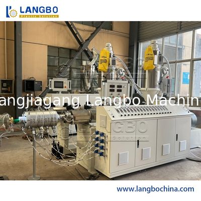 Linea di plastica diametro dell'estrusione del tubo di PPR della vite del doppio dell'invertitore di ABB vario