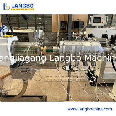 Linea di plastica diametro dell'estrusione del tubo di PPR della vite del doppio dell'invertitore di ABB vario