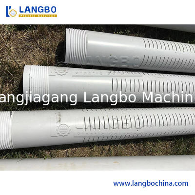 Macchina scanalatrice per tubi in PVC Macchina scanalatrice automatica per tubi in PVC Linea di produzione di tubi per acqua e rivestimenti per pozzi in PVC Macchina per la produzione di scanalature in PVC