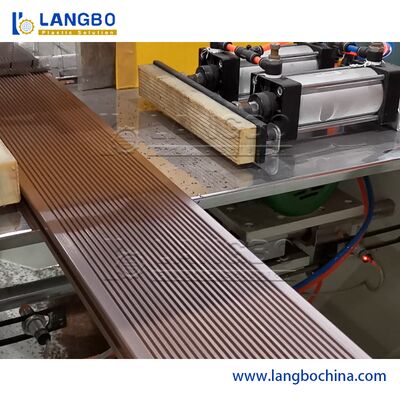 WPC Decking Machine For Garden Flooring And Outdoor Construction Materials