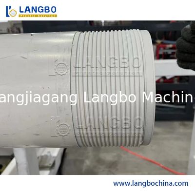 Macchina automatica per il filettamento di tubi CNC per tubi in PVC da 16 a 630 mm con estrusore a doppia vite e funzionamento completamente automatico
