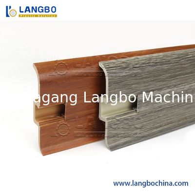 PVC Skirting Board con autoadesivo, installazione senza trapano, decorazione della casa