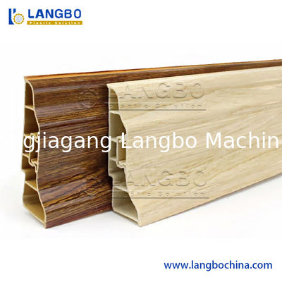 PVC Skirting Board con autoadesivo, installazione senza trapano, decorazione della casa