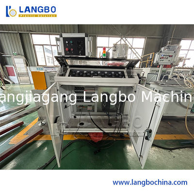 Double-screw PVC Profile Extrusion Line for Skirting Board and Decking with CE ISO Certification and Customized Voltage