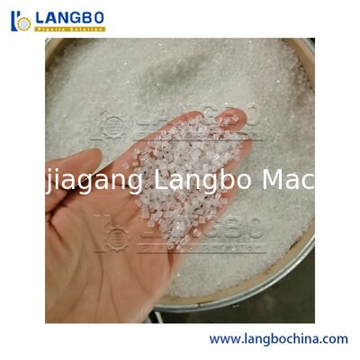 Impianto di riciclaggio di materie plastiche PP PE LDPE HDPE Film and Woven Bag Compactor Granulating Line