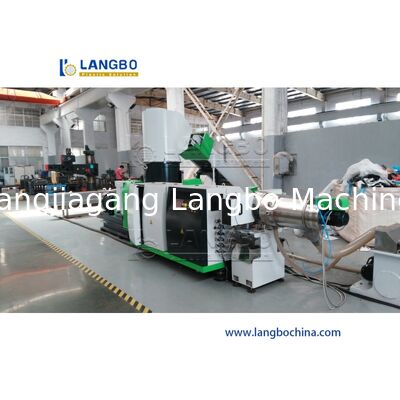 Linea di produzione per il riciclaggio della plastica per materiali misti PET PP PE, rifiuti, macchina CE a tre stadi di frantumazione, lavaggio, asciugatura e granulazione