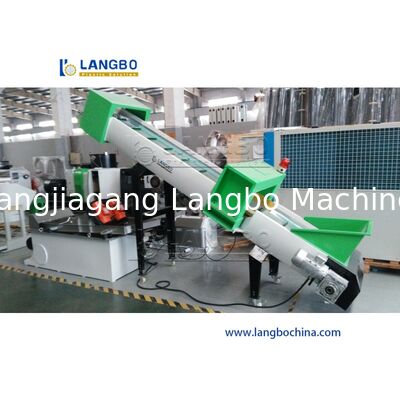 Linea di produzione per il riciclaggio della plastica per materiali misti PET PP PE, rifiuti, macchina CE a tre stadi di frantumazione, lavaggio, asciugatura e granulazione