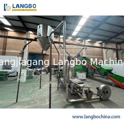 Single Screw Extruder PP/PE Regrinds Plastic Recycling Granulating Machine