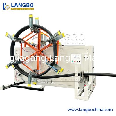 Estrusore per tubi per cavi d'acqua in plastica HDPE PE automatico, macchina per la fabbricazione per estrusione